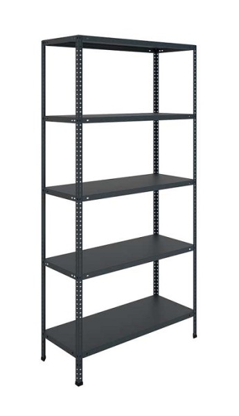 Стеллаж MS Standart 1850х1000х500х3 Black